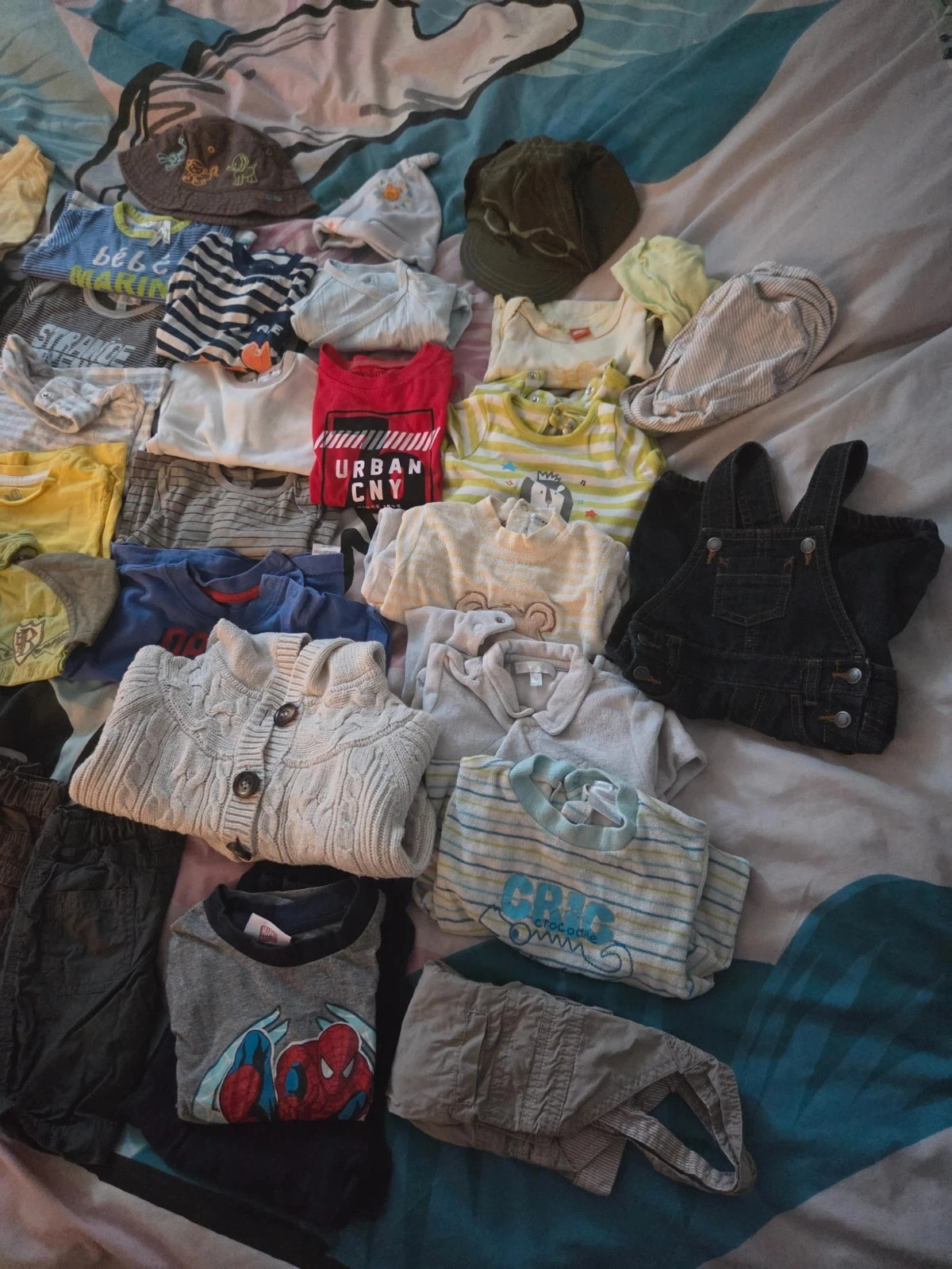 💜🦁Lots de 71 vêtements garçon de naissance à 3ans + 13 en dons – photo 3
